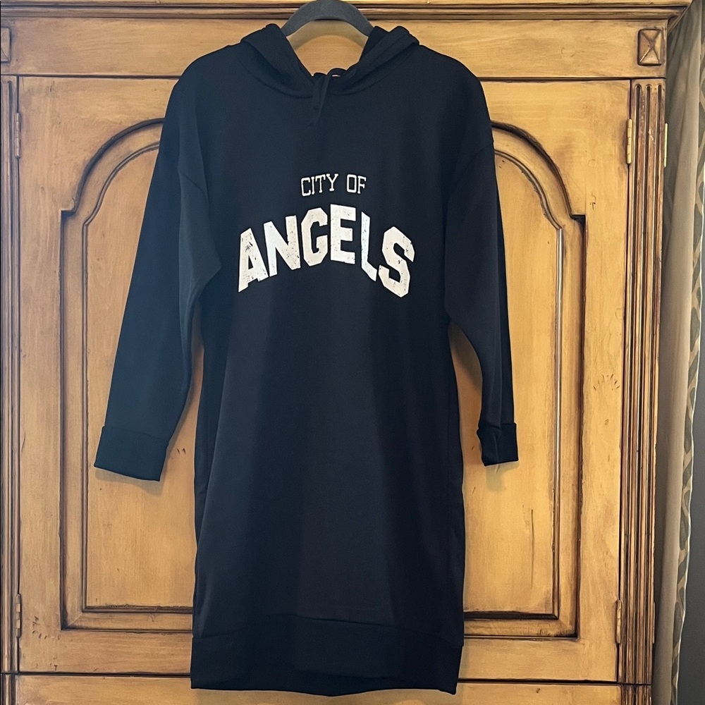 City of Angels Black Long Sleeve Dress